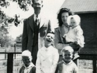 1949051051a Ray-Angela-Pat-Darrel-Larry Hagberg - Charles DePaepe - 1428-15th Ave-East Moline IL