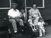 1952081002a Achille & Palmyra DeClerck-Charles DePaepe-Rita DeClerck-Pat Hagberg -1428-15th Av-E Moline IL