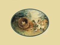 1880015004 Nora Helen Bird Nest Painting