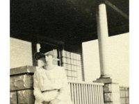 1921051001B Emma Peterson at Lyda Nelson Home on 32nd St - Moline IL