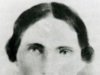 1955051001a Weltha Ann Johnson wife of Justin Wixom - Troy Grove IL