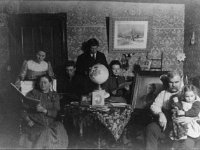 1901121001A W McLaughlin Family Mrytle-Nellie-Anson Franklin-Fred-Daisy-Addie Photo-William-Coren Williams