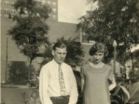 1926081002 Harold McLaughlin - Hilda Sister - Muriel Wedding - Moline Depot - LeClaire Hotel IL