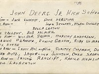 1936101001B Irvin McLaughlin - John Deere Junior High - 1936 Oct - 4th Row-First on Left