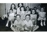 1945091003a Betty McLaughlin -left- 3rd Birthday- Moline IL