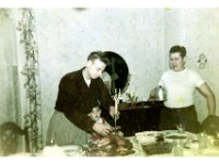 1950121003a Irvin McLaughlin- Vernie & Tim Jamieson - Xmas at Emmas