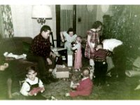 1951121003a Tim-Irvin-Lorraine-Bonnie-Betty-Bill-Steve-Bob- Xmas - Moline IL
