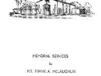 1952052001 Frank A McLaughlin Funeral Card - 1952-05-21