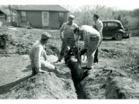 1954061004 Irvin McLaughlin & Friends laying Waterpipe - Moline IL