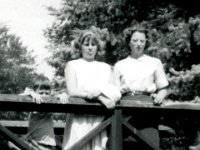 1964071010a Brian-Becky-Lorraine McLaughlin - Hoover Bridge - West Branch IA