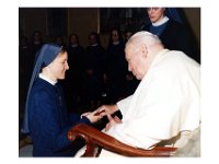 1979099501 Sister Mary Jo Peterson with Pope John - Vatican