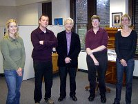 2008119601 Susanne Titus  - Anders & Sam Blixt - Jill Seaholm - Christina Johansson - Swenson Center - Augustana College - Rock Island IL - Nov 12 2008